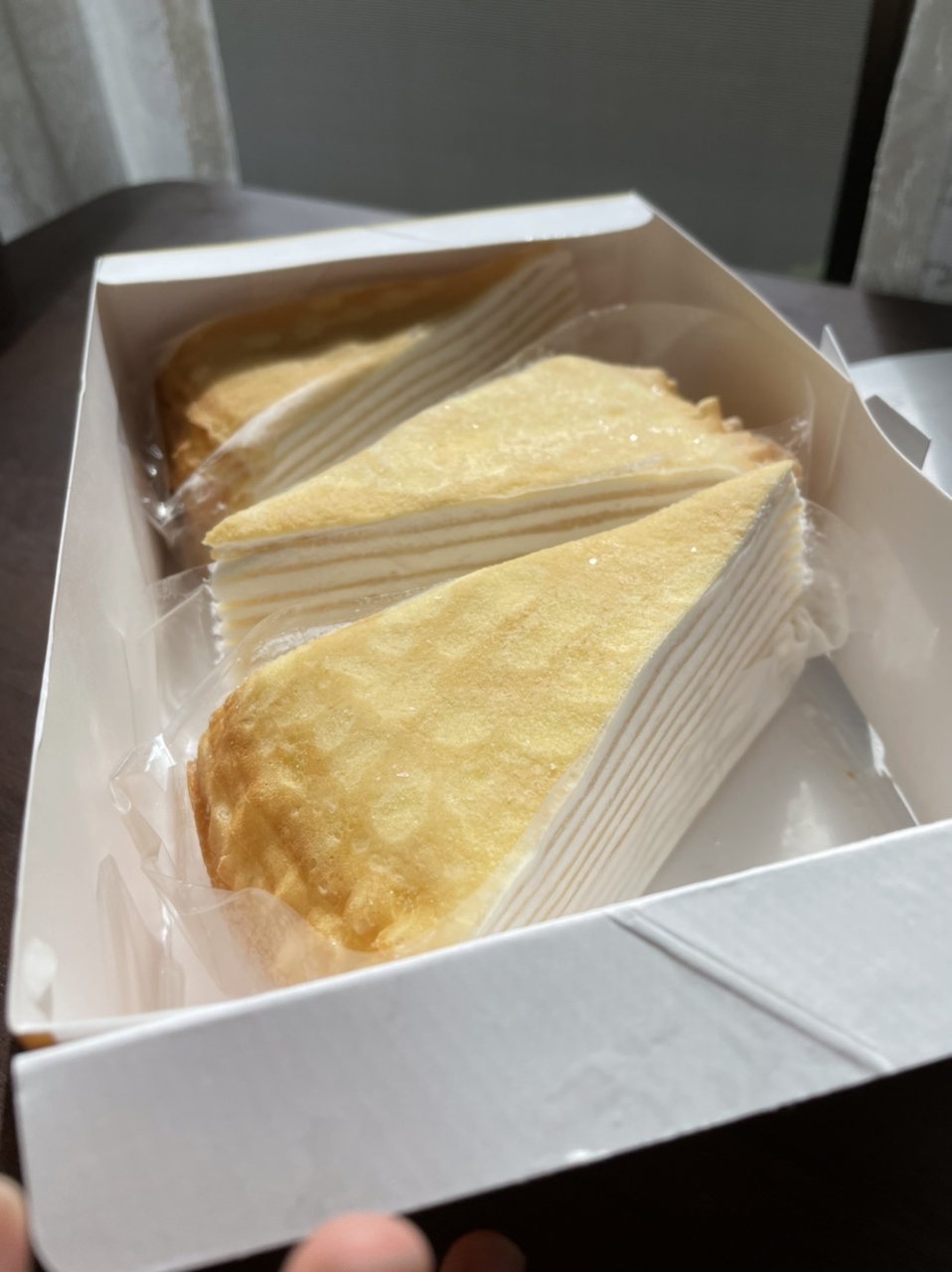 冷凍ケーキ北海道コクボのミルクレープ